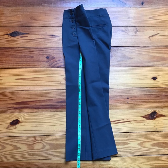 Loft High Waist Navy Sailor Pants, EUC, 0 - Picture 8 of 13